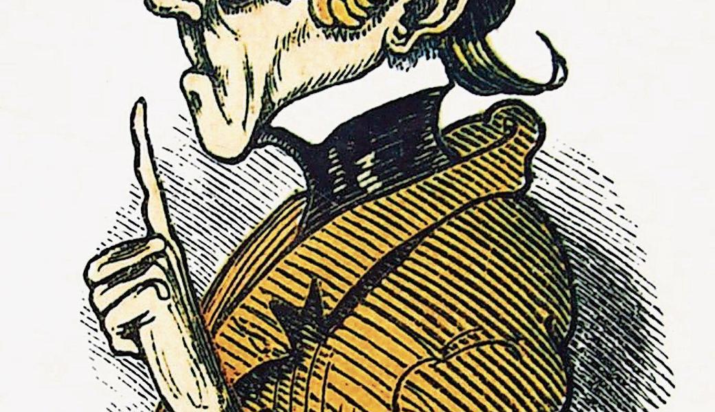 In «Max und Moritz» von Wilhelm Busch verkörpert Lehrer Lämpel den Moralapostel. 
