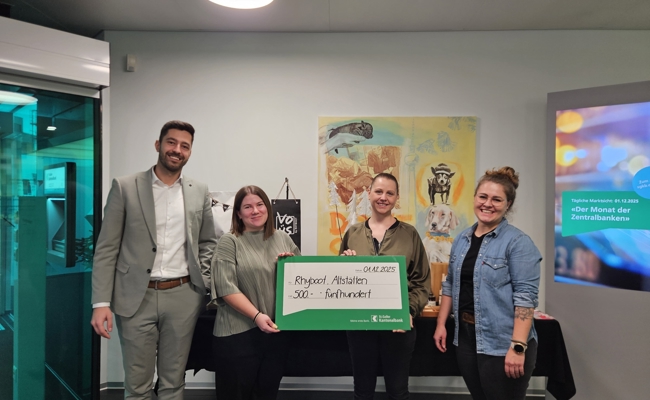 SGKB unterstützt soziale Institutionen – Rhyboot stellt sich vor