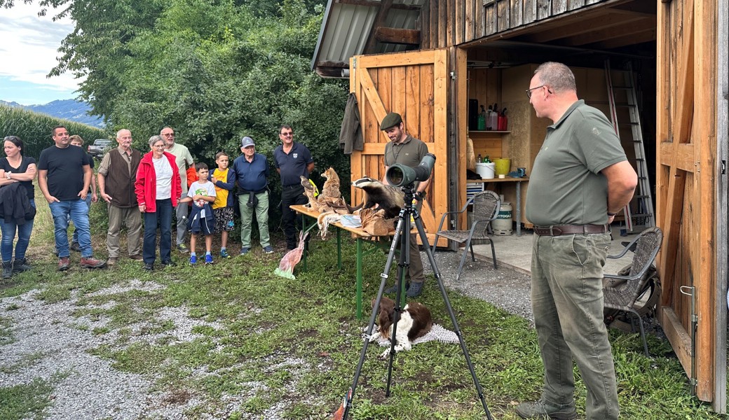 Jäger bei der Gstaldenhütte