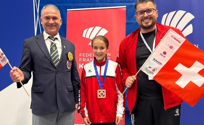 Alisha Widmer gewinnt in Strassburg Bronzemedaille