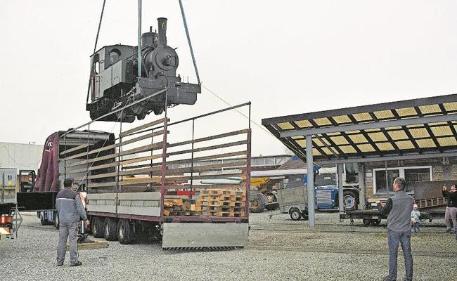 Die Dampflok und der grosse Lupf