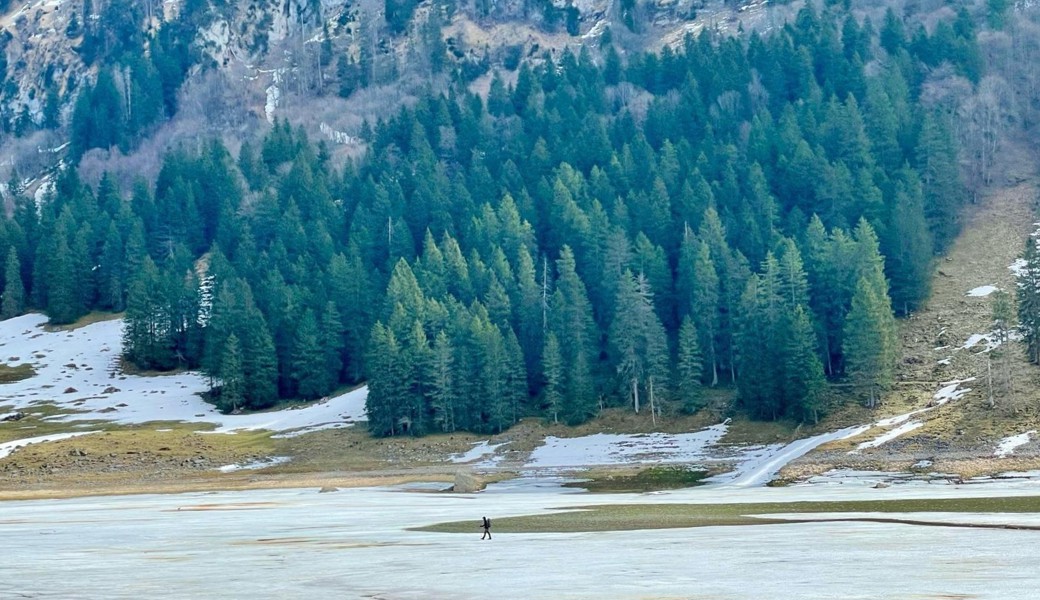 «Als hätte jemand den Stöpsel gezogen»: Der Sämtisersee im Alpstein ist ausgetrocknet