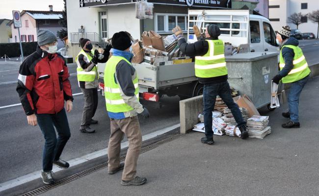 Altpapier bleibt im Februar daheim