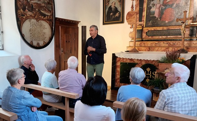 Jubiläum der Stiftung Frauenhof-Kapelle: Zeitreisen mit Meinrad Gschwend