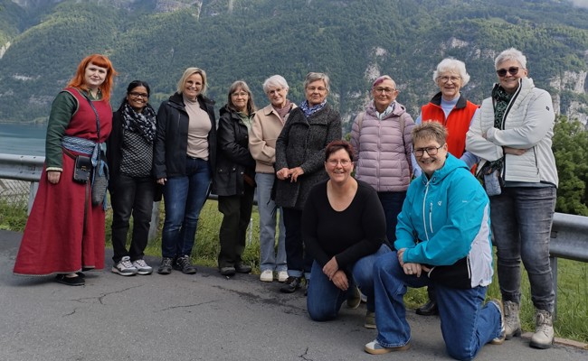 Die Schützenfrauen reisten in die Vergangenheit