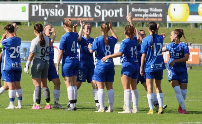 Widnaus Frauen holen in der 1. Liga den ersten Punkt