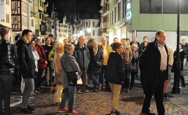 Viel Volk an der Museumsnacht