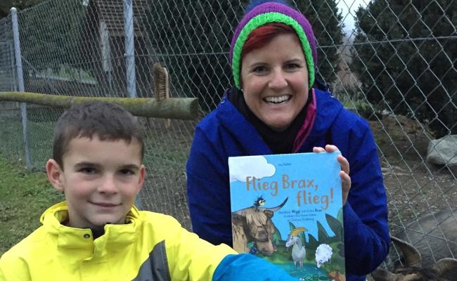 Jasi Hutter stellt ihr erstes Bilderbuch vor
