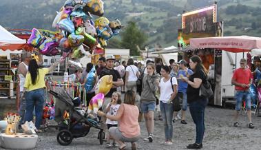 Hier ist Markt mit Abstand möglich