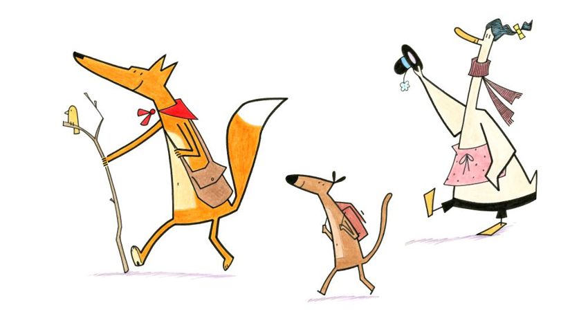 Die Maskottchen des Rätselwegs zeichnete der einheimische Illustrator Patrick Steiger. Die Maskottchen des Rätselwegs zeichnete der einheimische Illustrator Patrick Steiger.