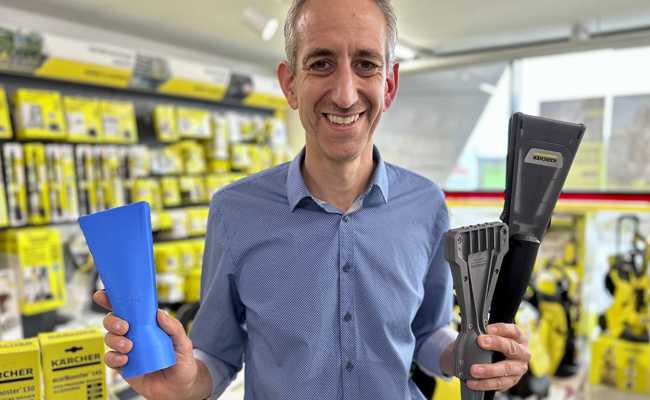 Putzwunder aus dem 3D-Drucker: Ein Montlinger erfand Weltneuheit