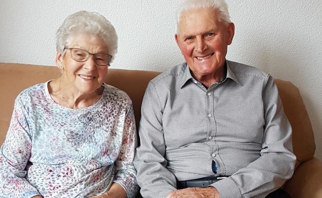 Milli und Toni Bischofberger-Geiger feiern Diamantene Hochzeit