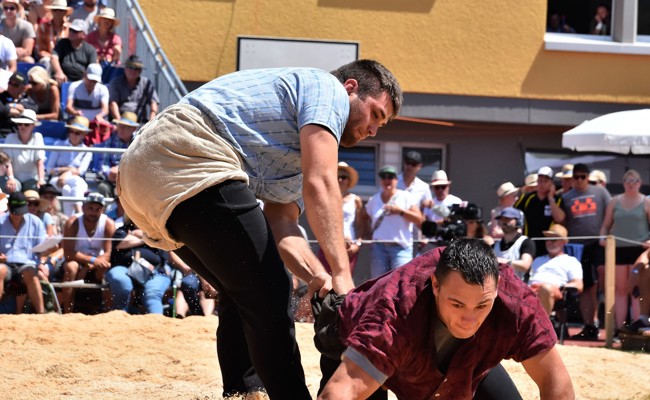Drei Rheintaler Trümpfe stechen am Appenzeller Kantonalschwingfest
