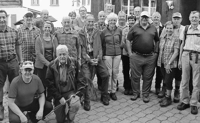 Männerriege auf den Spuren der Walser