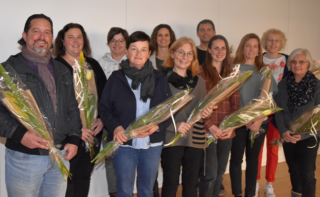 Schule feierte am Neujahrsapéro Jubiläen