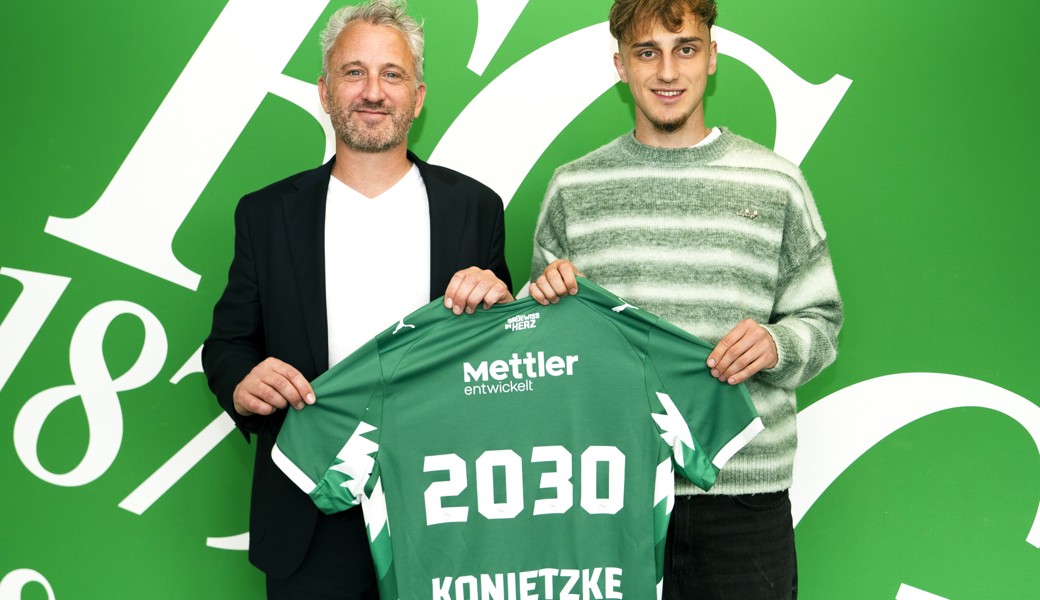 Corsin Konietzke verlängert beim FC St.Gallen bis ins Jahr 2030