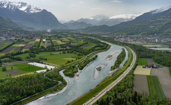 Rhein bekommt mehr Raum: Revitalisierungsprojekt zwischen Buchs und Eschen in Planung