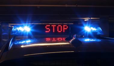 Missglückte Flucht vor der Polizei