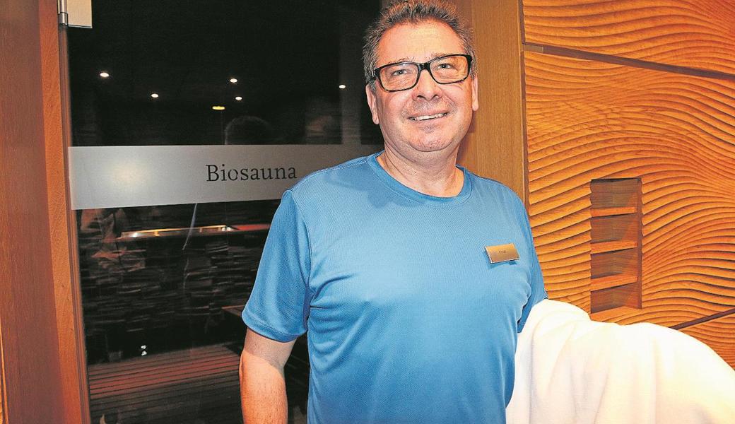 Vom Bademeister zum Saunameister: Marcel Widler.