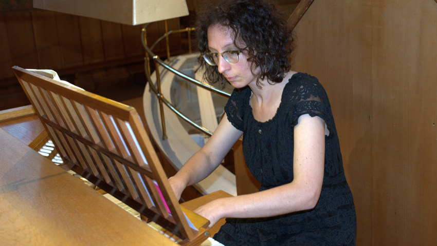 Aurore Baal bei der 1. Feierabendmusik.