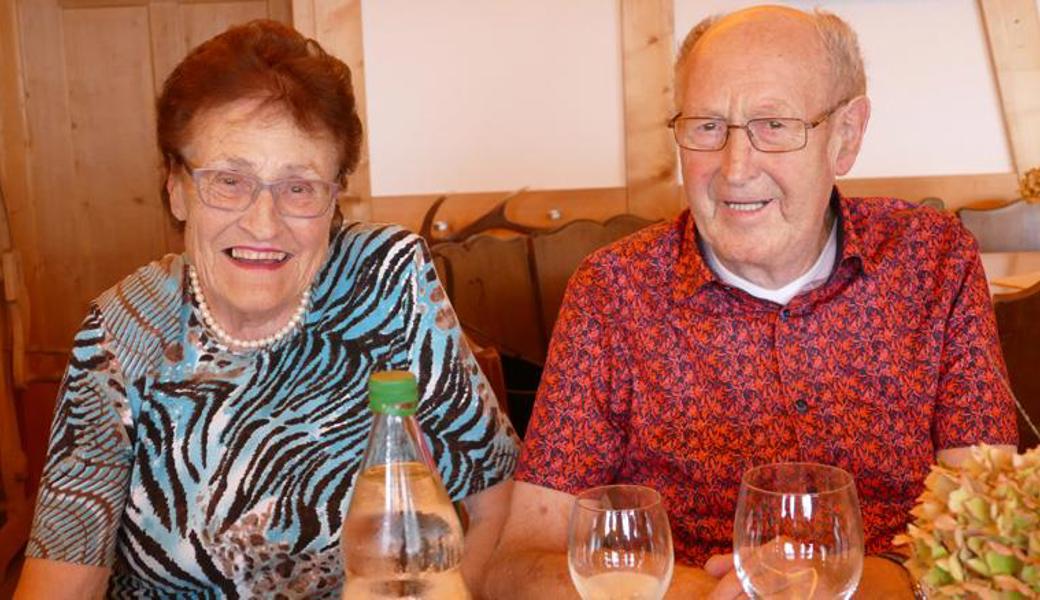 Mathilde und Walter Kluser-Bonelli  sind seit 60 Jahren verheiratet.