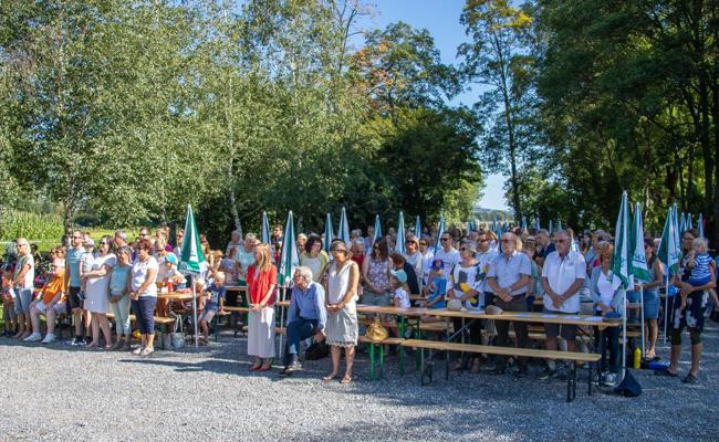 Gottesdienst bei den drei Brücken