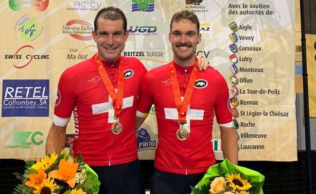 Vitzthum und Imhof werden Schweizer Meister im Madison