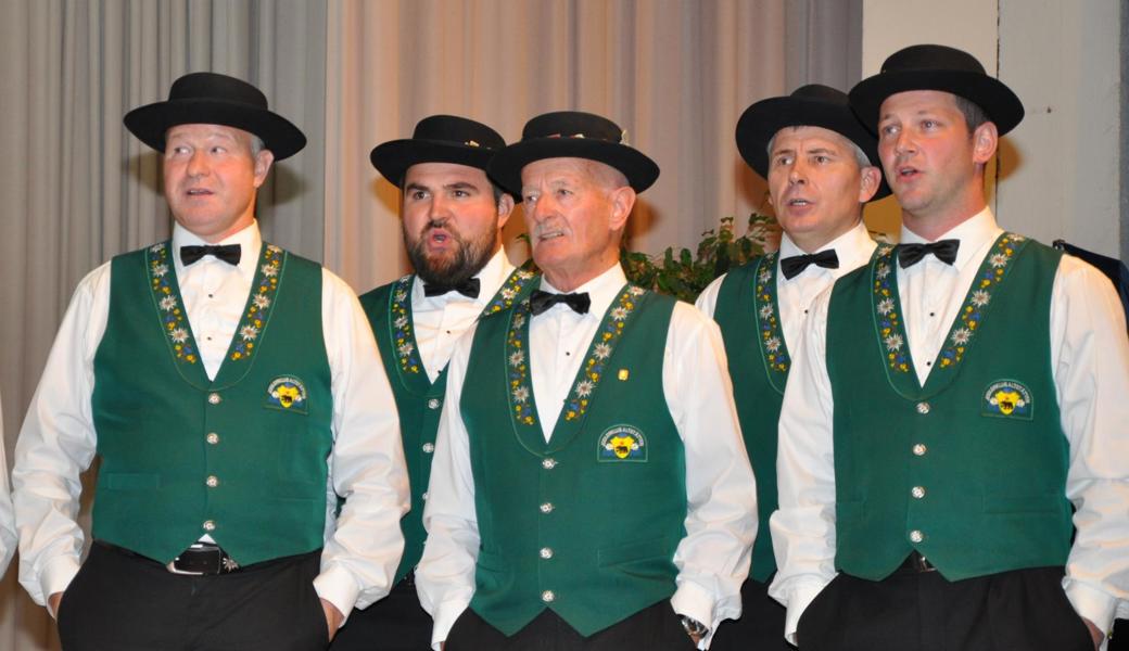 In alter Frische unterhielt der Jodlerklub Altstätten am Samstag und Sonntag sein Publikum.