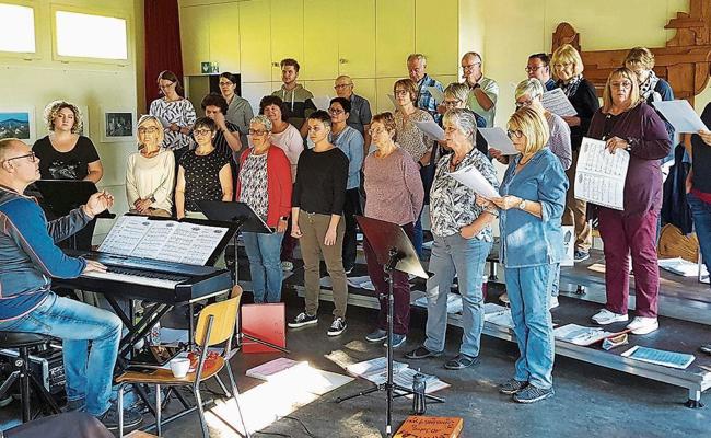 Gospelchor Singing4you trainiert seine Stimmen