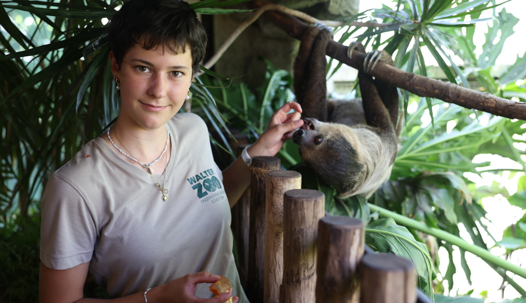Mona Schnyder hat als Tierpflegerin einen Traumjob: «Wenn ich bei den Tieren bin, geht mir das Herz auf»