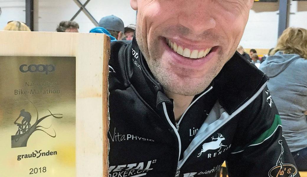 Kurz nach der Tortour gewann Marcel Fürer den Engadiner Nationalpark-Marathon in seiner Kategorie. 