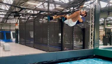 Ninja-Parcour und Slam Dunk - so sieht es im neuen Trampolinpark aus