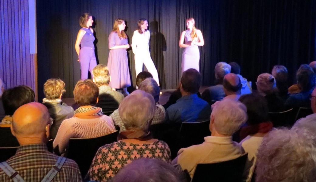 Les Dezibelles, von links Nicole Hitz, Rebekka Bräm, Daniela Villiger und Editha Lambert