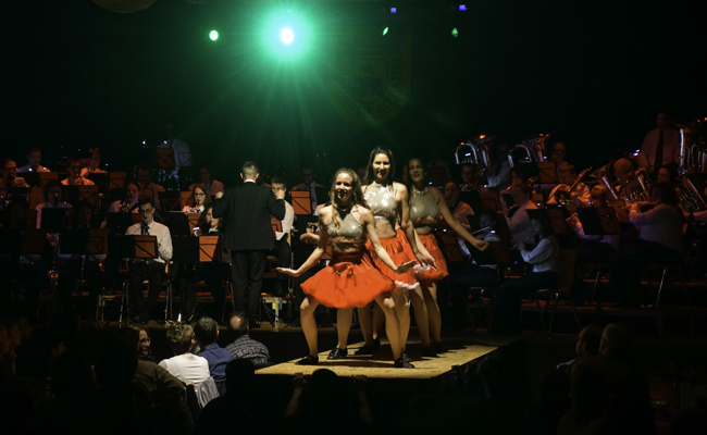 Impressionen vom Bennyssimo-Winterkonzert der Stadtmusik
