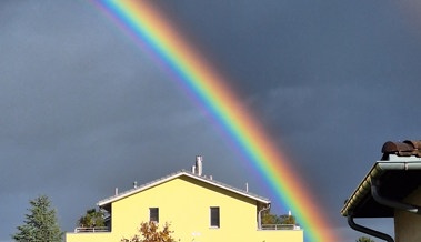 Leserbild: Das Wechselspiel von Sonne und Regen im November