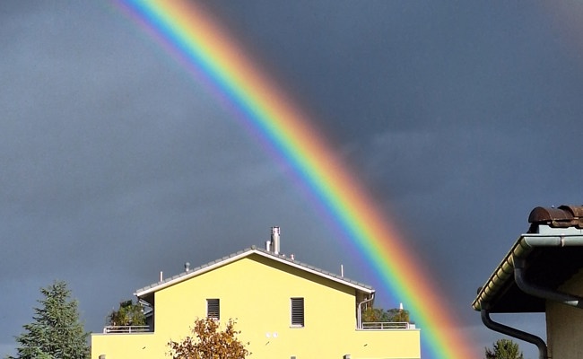 Leserbild: Das Wechselspiel von Sonne und Regen im November