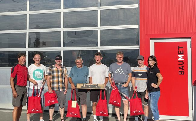 Gewinner des Baumet AG Wettbewerbs