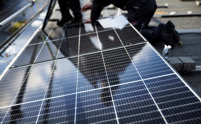 Den Bau von 530 Photovoltaikanlagen finanziell unterstützt