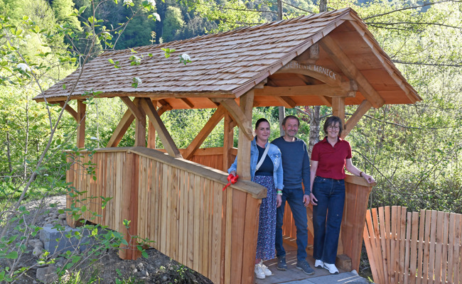 Ortverwaltungsrat verliebte sich in die Brücke und schenkt sie der Bevölkerung