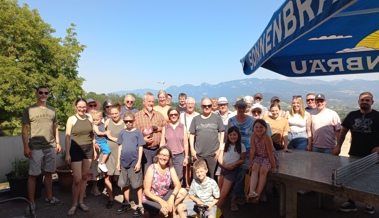 Familienausflug mit Bauernolympiade