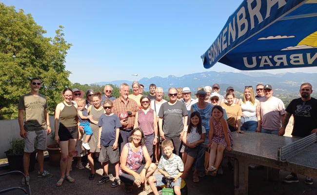 Familienausflug mit Bauernolympiade