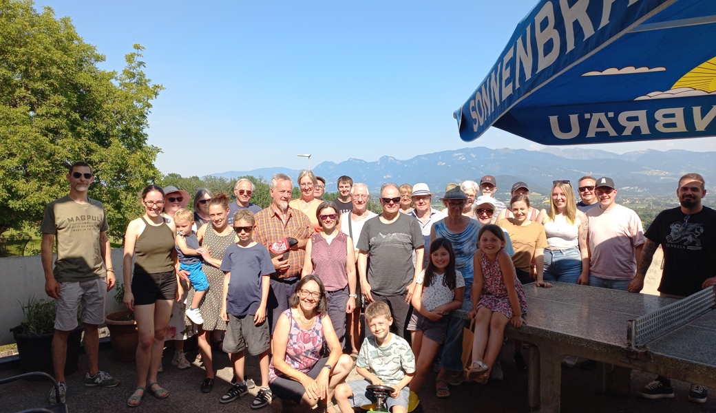 Familienausflug mit Bauernolympiade