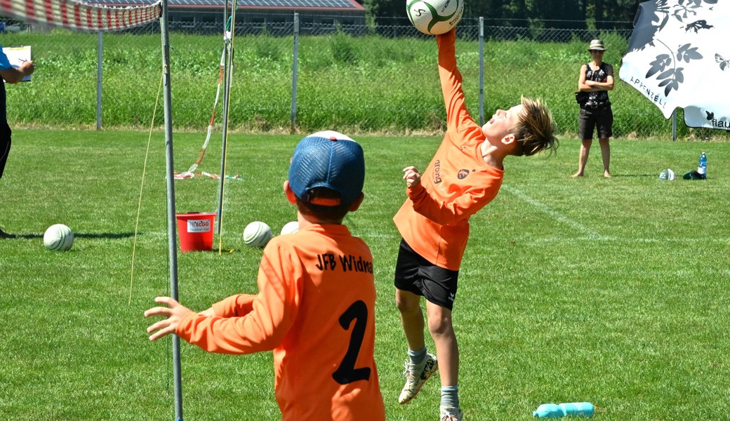 Drei Tage Faustball-Action in Widnau: Es ist Grenzlandturnier