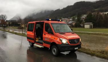 Binnenkanal steht gefährlich hoch