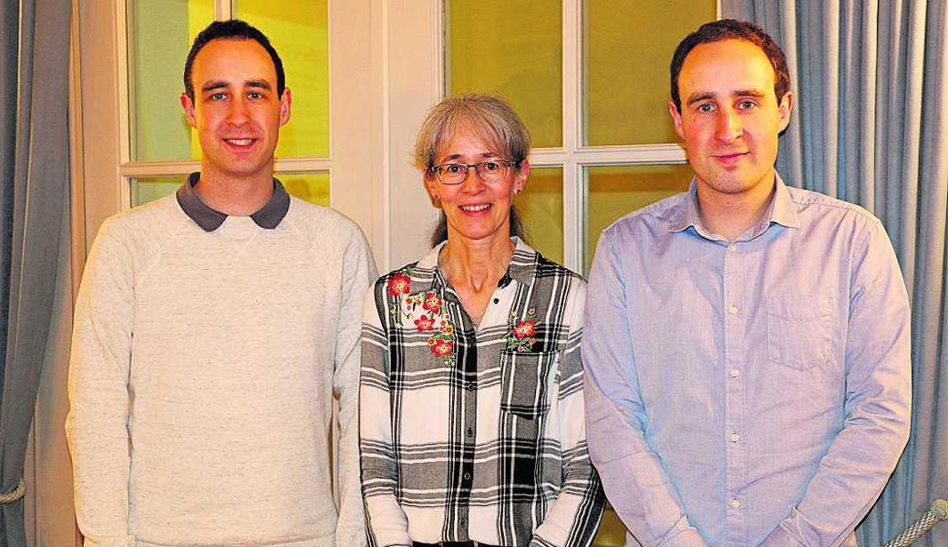 Jonas (l.) und Raphael (r.) Wälter übernehmen zusammen mit Esther Schäpper neue Vorstandsaufgaben.