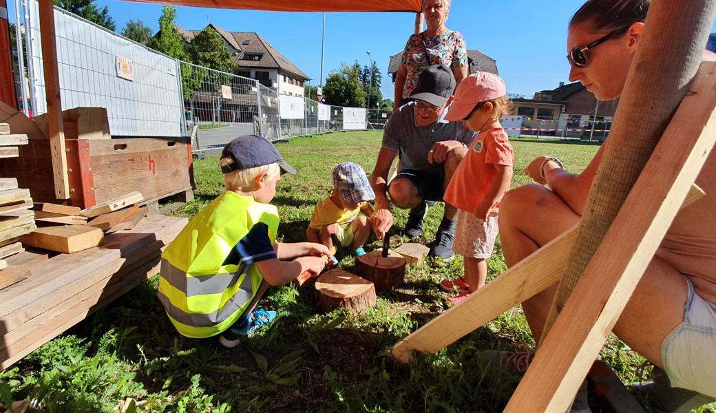 Die Kinderbaustelle in Hohenems ist eröffnet.