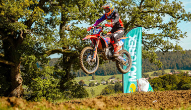 Nina Zünd zeigte am Motocross in Roggenburg solide Leistungen