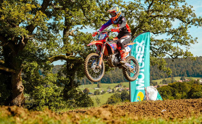 Nina Zünd zeigte am Motocross in Roggenburg solide Leistungen