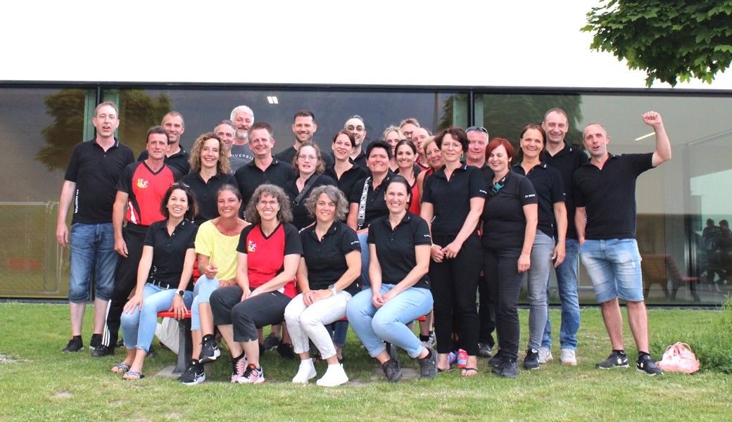 Die Gruppe 35+ des STV Kriessern.