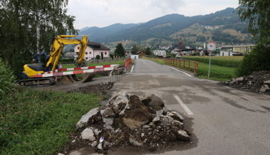 Strassensperrung wegen Brückenneubau: Umleitung dauert bis November